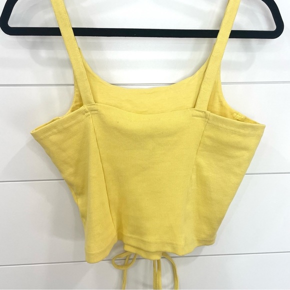 The Ragged Priest Corset Crop Top Yellow Large - Picture 5 of 9